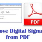 Remove Digital Signature from PDF