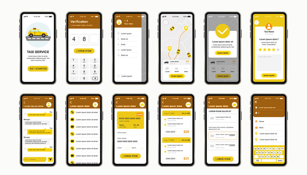 taxi app development