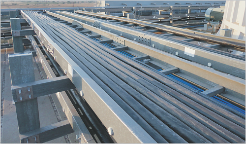 FRP ladder type cable trays
