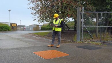 Installing FRP Manhole Covers